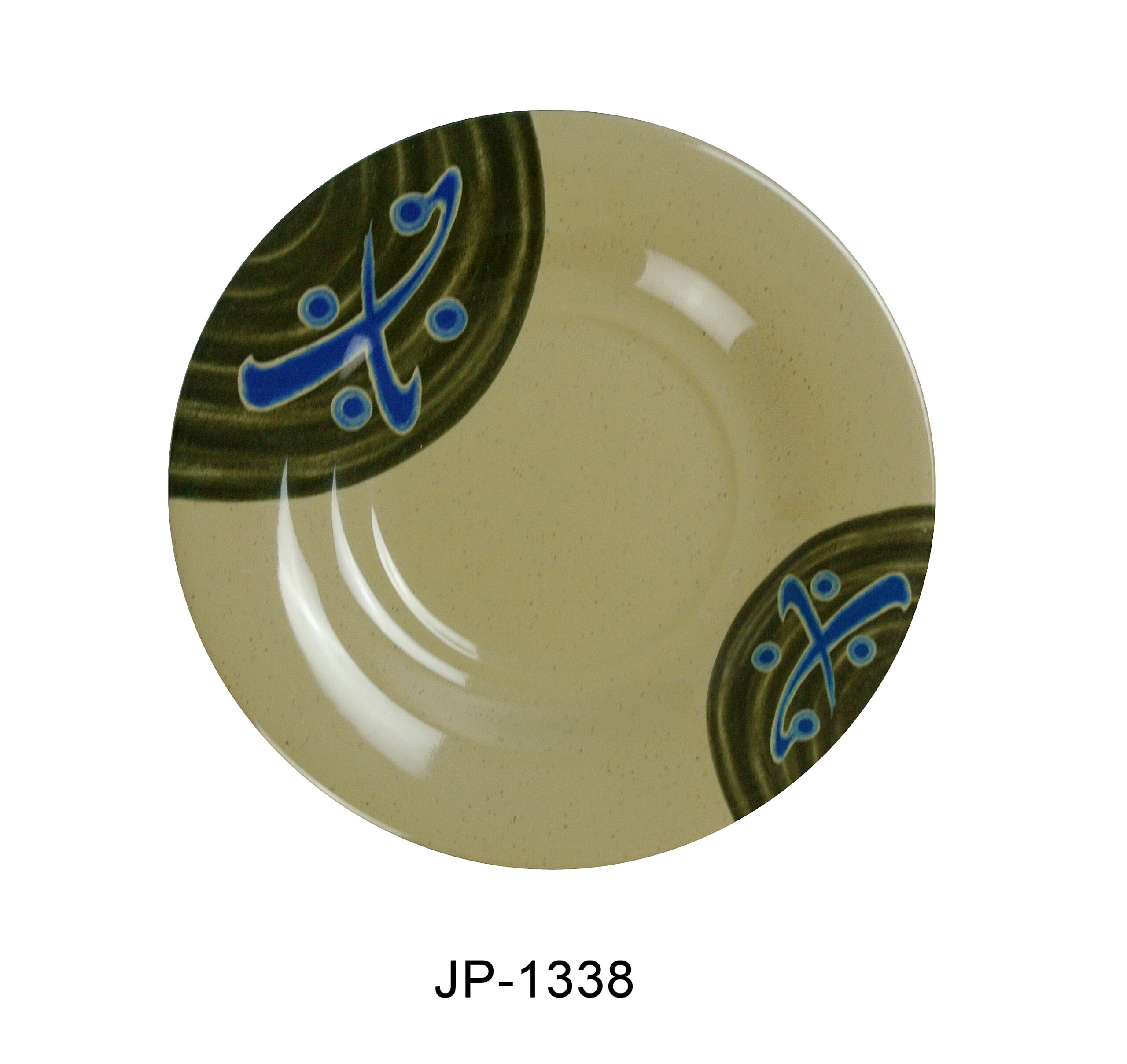 Yanco JP-1338 Japanese Saucer, 6" Diameter, Melamine, Pack of 48