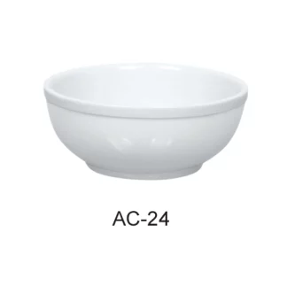 Yanco AC-24 Abco 10 Oz Nappie, Porcelain, Super White, Pack of 36