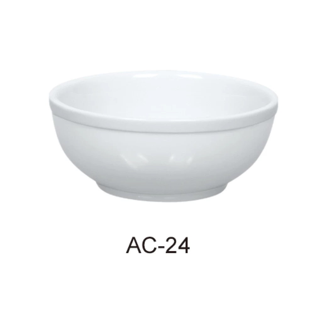 Yanco AC-24 Abco 10 Oz Nappie, Porcelain, Super White, Pack of 36