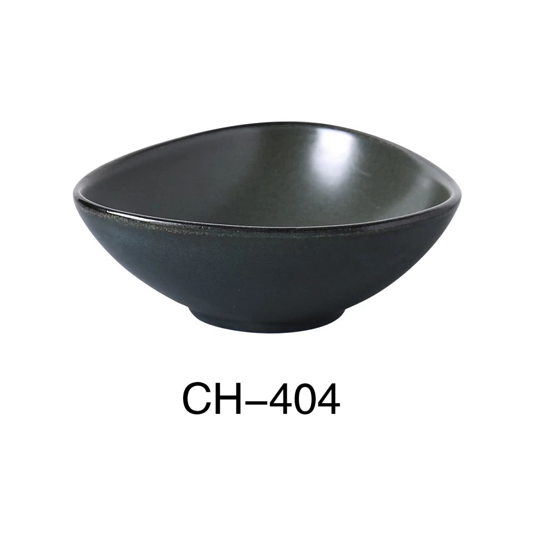 Yanco CH-404 Champs 4 3/4" X 1 1/2"H Sauce Bowl 6 Oz, Porcelain, Matte Glaze, Pack of 36