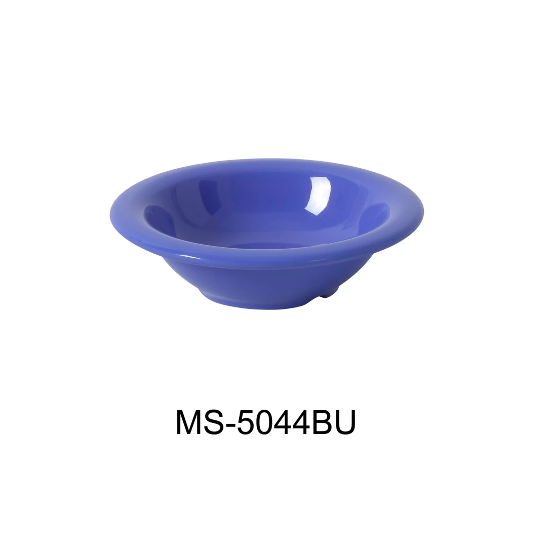 Yanco MS-5044BU Mile Stone Salad Bowl, 4.5 Oz Capacity, 0.75" Height, 4.75" Diameter, Melamine, Bule Color, Pack of 48