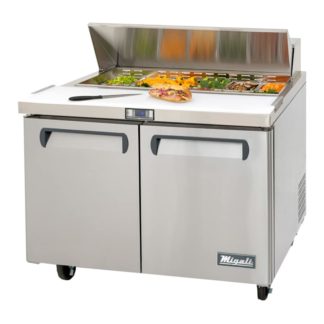 Migali C-SP36-15BT-HC 36" - 15 Pans, Sandwich Prep Table