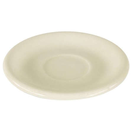 Crestware RE21 Dover White Rolled Edge Saucer 6" - 3 doz