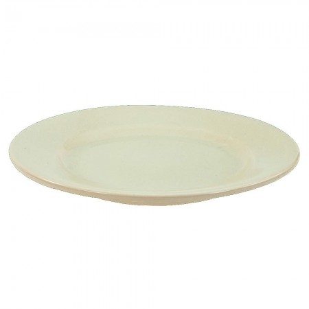 Crestware RE49 Dover White Rolled Edge Plate 12" - 1 Dozen
