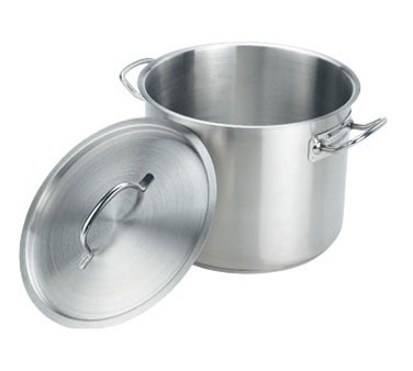 Crestware SSPOT08 Induction Stock Pot with Cover 8 Qt.