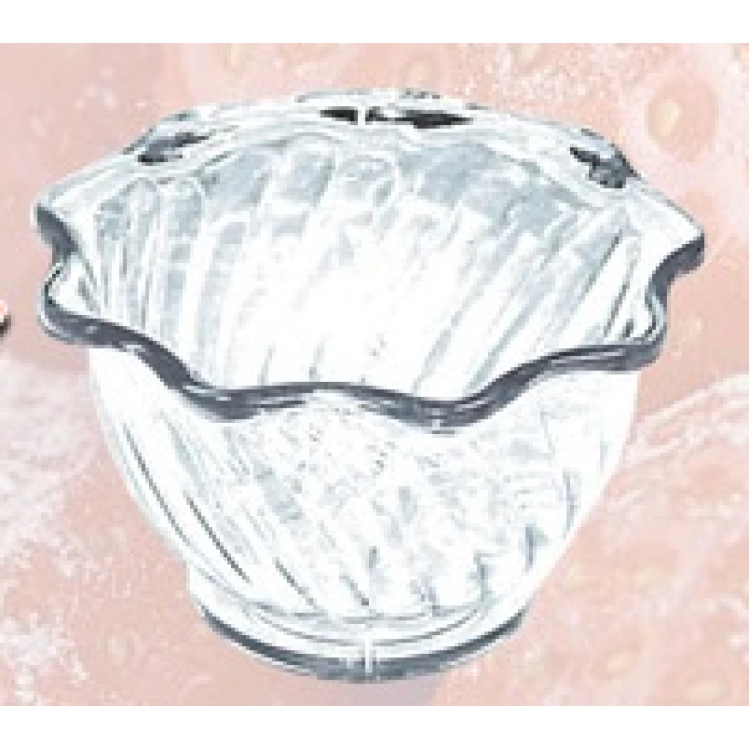 Yanco DS-005C Dessert Dish, 2.25" Height, 3.5" Diameter, Plastic, Clear Color, Pack of 96