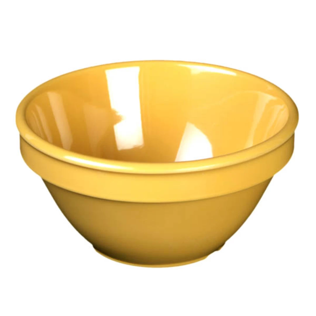 Yanco MS-313YL Mile Stone Bouillon Cup, 8 Oz Capacity, 2.25" Height, 4.25" Diameter, Melamine, Yellow Color, Pack of 48