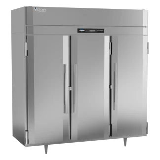 Victory Refrigeration FS-3D-S1-HC 77.75'' 68.34 cu. ft. Top Mounted 3 Section Solid Door Reach-In Freezer