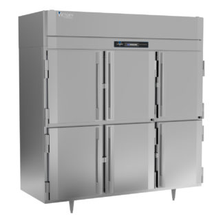 Victory Refrigeration FSA-3D-S1-HD-HC UltraSpec™ 77.75'' 70.1 cu. ft. Top Mounted 3 Section Solid Half Door Reach-In Freezer