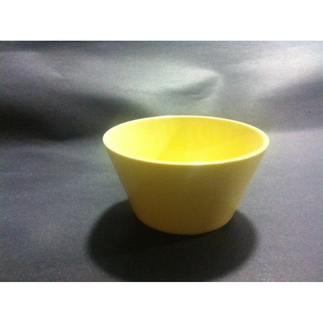 Yanco NS-302Y Nessico Bouillon Cup, 8 Oz Capacity, 2" Height, 3.75" Diameter, Melamine, Yellow Color, Pack of 48