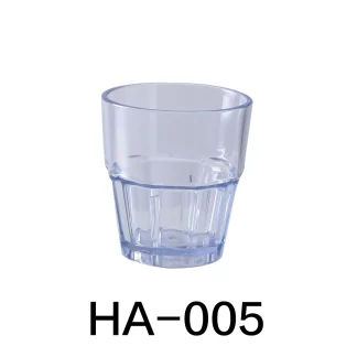Yanco HA-005 Hawaii Rocks Tumbler, 5.5 Oz Capacity, 2.75" Diameter, 3" Height, Plastic, Clear Color, Pack of 72