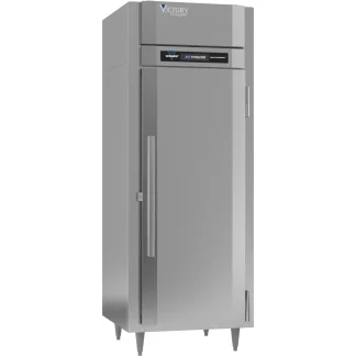 Victory Refrigeration HS-1D-1-EW UltraSpec Series 1 Section 1 Solid Door Reach-In Heated Holding Cabinet - 24.4 cu. ft., 208/240 Volts
