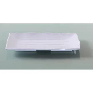 Yanco OK-2408 Osaka-1 Deep Plate, Rectangular, 8" Length, 5.5" Width, Melamine, White Color, Pack of 48