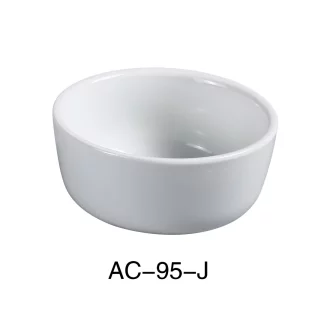 Yanco AC-95-J Abco Jung Bowl, 9.5 Oz, Porcelain, Super White, Pack of 36