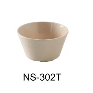 Yanco NS-302T Nessico Bouillon Cup, 8 Oz Capacity, 2" Height, 3.75" Diameter, Melamine, Tan Color, Pack of 48