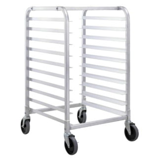 Prepline SPR-10 10-Tier Heavy Duty Aluminum Steam Table / Bun Pan Sheet Pan Rack