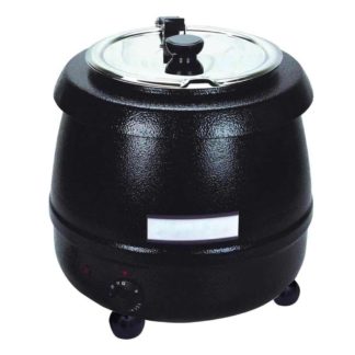 Prepline PSB6000-B 10 Liter Black Commercial Soup Kettle
