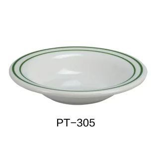 Yanco PT-305 Pine Tree Fruit Bowl, 3.5 Oz Capacity, 5.125" Diameter, Melamine, Pack of 48
