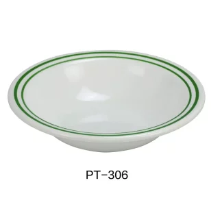 Yanco PT-306 Pine Tree Salad Bowl, 10 Oz Capacity, 1.35" Height, 6.25" Diameter, Melamine, Pack of 48