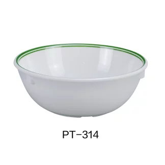 Yanco PT-314 Pine Tree Nappie, 11 Oz Capacity, 1.75" Height, 4.875" Diameter, Melamine, Pack of 48