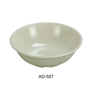 Yanco AD-507 Ardis Rim Soup Bowl, 32 Oz Capacity, 7.5" Diameter, 2.5" Height, Melamine, Pack of 48