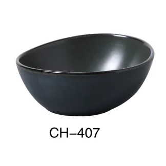 Yanco CH-407 Champs 7 1/2" X 2 1/2"H Salad Bowl 20 Oz, Porcelain, Matte Glaze, Pack of 24