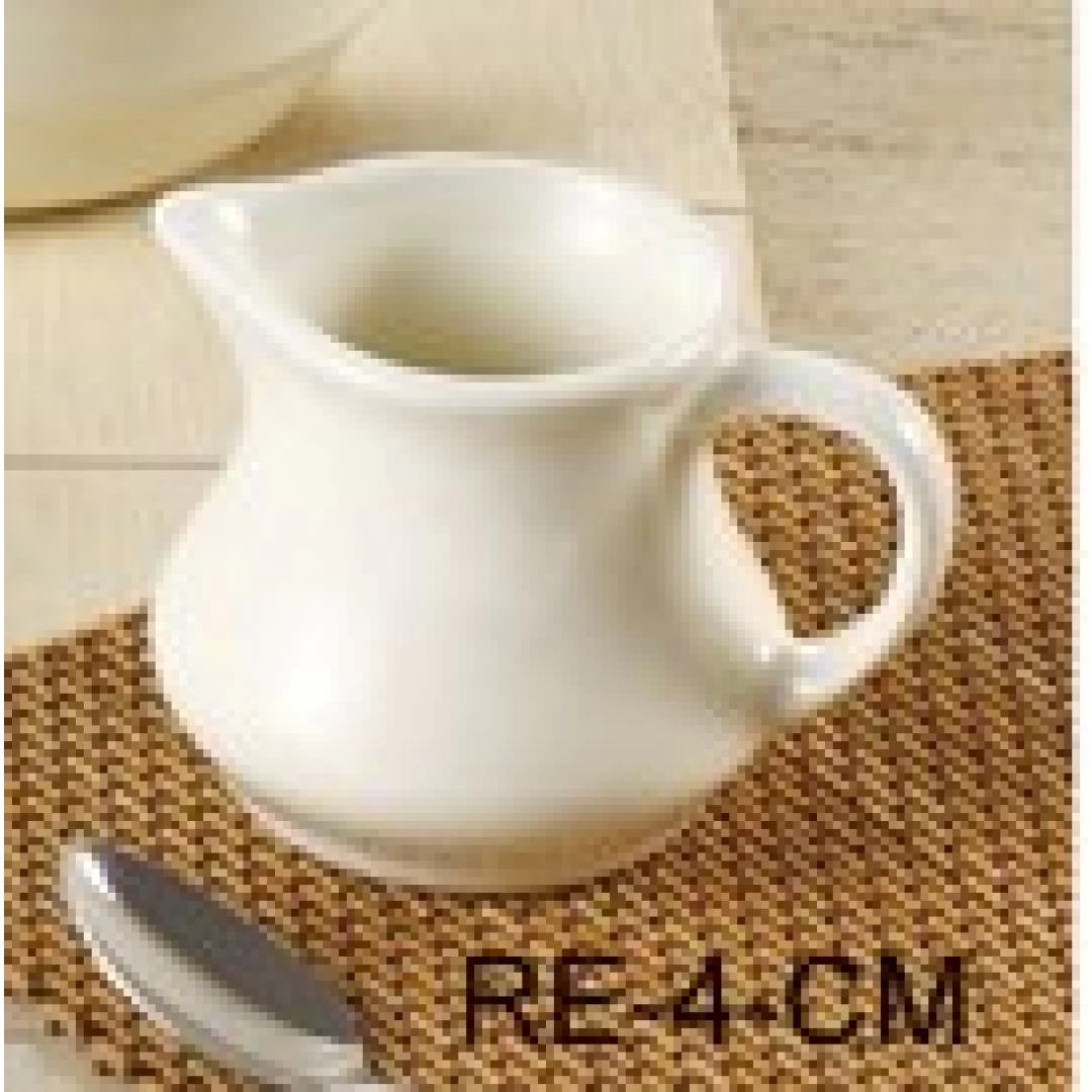 Yanco RE-4-CM Recovery Creamer, 2.375" Diameter, 2.625" Height, China, American White Color, Pack of 36