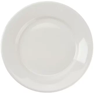 Yanco RE-5 Recovery Plate, 5.5" Diameter, China, American White Color, Pack of 36