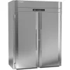 Victory Refrigeration RISA-2D-S1-XH-HC 68.88" Top Mounted 2 Section Roll-in Refrigerator with 2 Left/Right Solid Doors - 77.35 cu. ft.