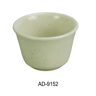 Yanco AD-9152 Ardis Tea Cup, 7 Oz Capacity, 3" Diameter, 3.5" Height, Melamine, Pack of 48