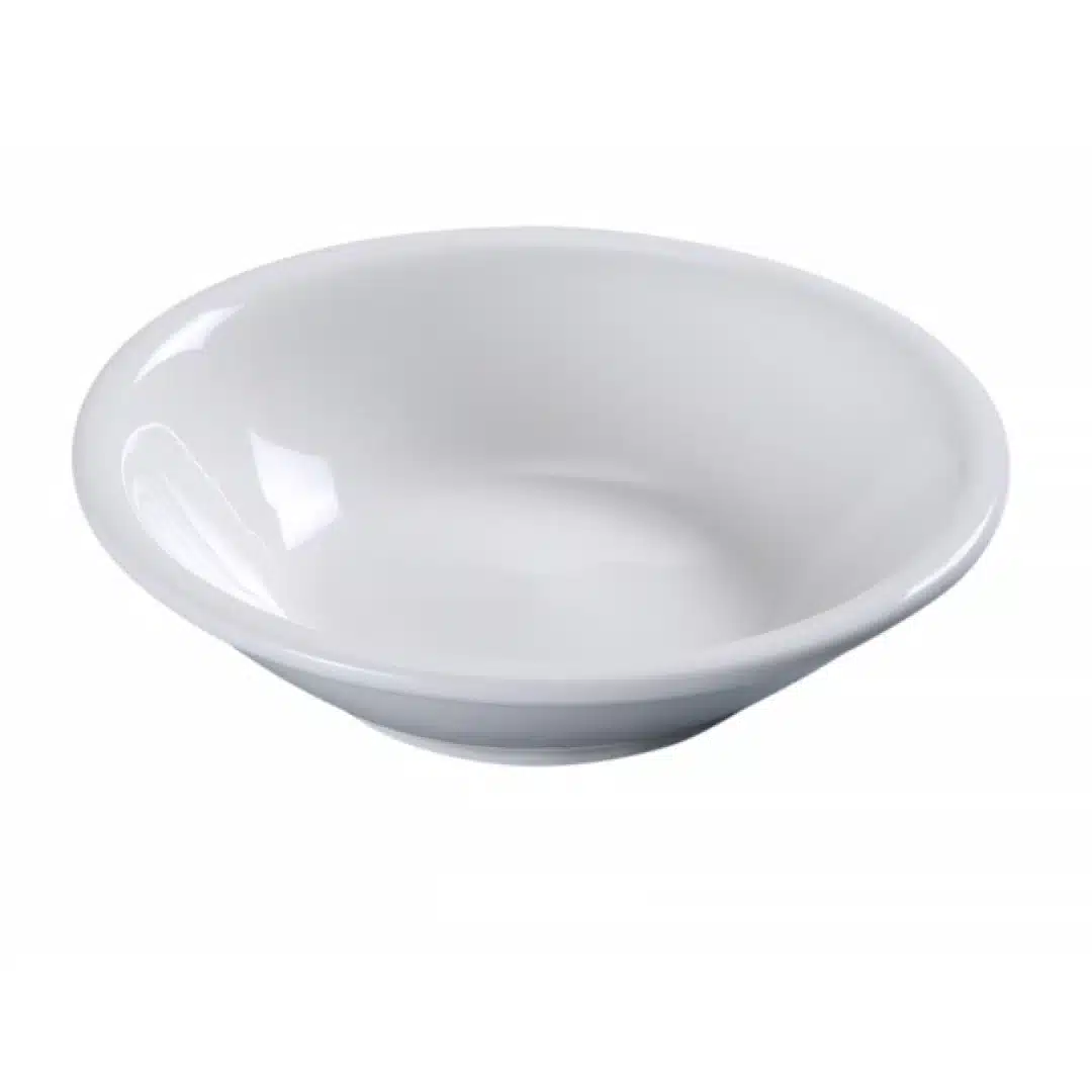 Yanco PS-10-CP Coupe Platter, 10" Length X 6.875" Width, Porcelain, Bone White, Pack of 24