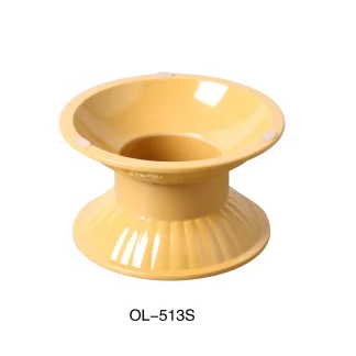 Yanco OL-513 Olive 12" Bowl With Handle 3 Qt, 13.5" Length And 4" Height With Handle, Melamine, Pack of 6