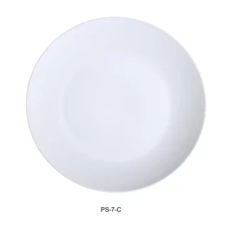 Yanco PS-724 Three 3-1/4" Square Bowl With 10-1/4" X 4-1/4" Tray Set, 3-Oz/Well, 10.25" Length X 4.25" Width, Porcelain, Bone White, Pack of 12