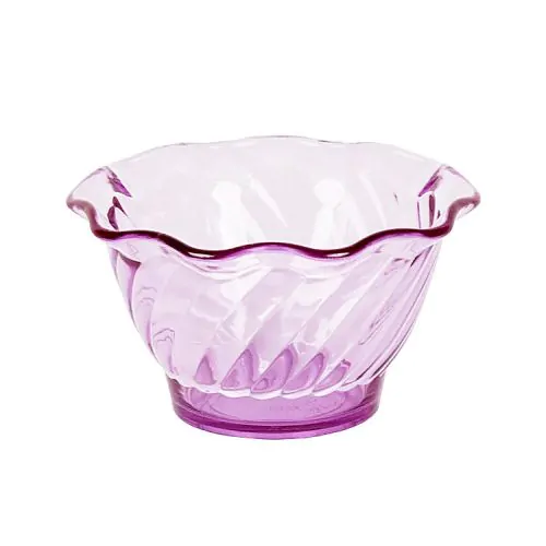 Yanco DS-005P Dessert Dish,2.25" Height, 3.5" Diameter, Plastic, Purple Color, Pack of 96