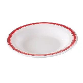 Yanco HS-5809 Houston Pasta Bowl, 13 Oz Capacity, 2.75" Height, 9.25" Diameter, Melamine, Pack of 24
