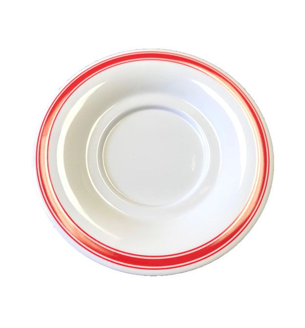 Yanco HS-9303 Houston Saucer, 5.5" Diameter, Melamine, Pack of 48