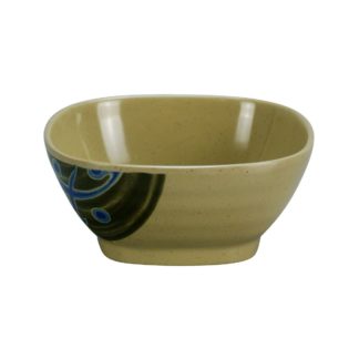 Yanco JP-1035 Japanese 4.25" Square Bowl, 8 Oz Capacity, 1.75 Height, Melamine, Pack of 48