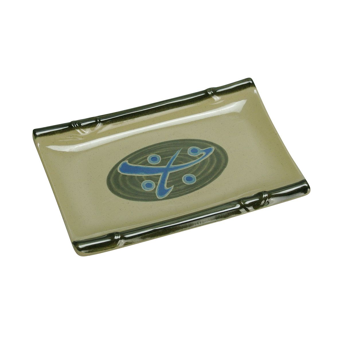 Yanco JP-1502 Japanese Sushi Plate, 6.75" Length, 4.5" Width, Melamine, Pack of 48