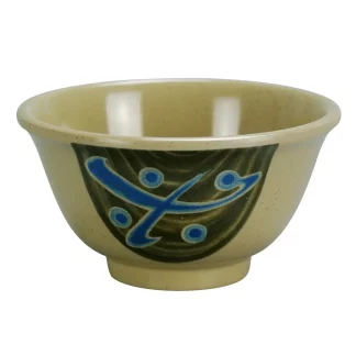 Yanco JP-3009 Japanese Small Bowl, 5 Oz Capacity, 1.75" Height, 3.75" Diameter, Melamine, Pack of 48