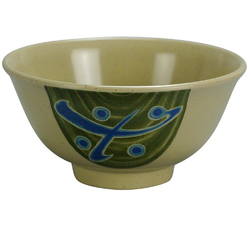 Yanco JP-5205 Japanese Rice Bowl, 14 Oz Capacity, 2.25" Height, 5" Diameter, Melamine, Pack of 48