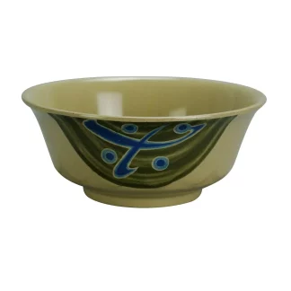 Yanco JP-5285 Japanese Curved Noodle Bowl, 42 Oz Capacity, 3.25" Height, 8" Diameter, Melamine, Pack of 24