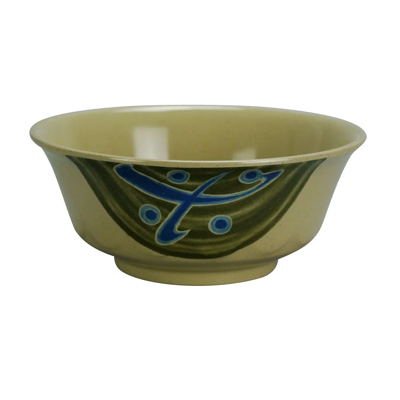 Yanco JP-5285 Japanese Curved Noodle Bowl, 42 Oz Capacity, 3.25" Height, 8" Diameter, Melamine, Pack of 24