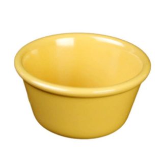 Yanco NC-536YL Mile Stone Smooth Ramekin, 2 Oz Capacity, 1.25" Height, 2.75" Diameter, Melamine, Yellow Color, Pack of 72
