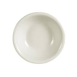 Yanco NR-11 Normandy Fruit Bowl, Narrow Rim, 4.625" Diameter, China, American White Color, Pack of 36