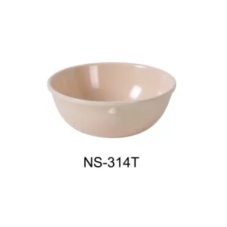 Yanco NS-314T Nessico Nappie, 11 Oz Capacity, 1.75" Height,  4.75" Diameter, Melamine, Tan Color, Pack of 48