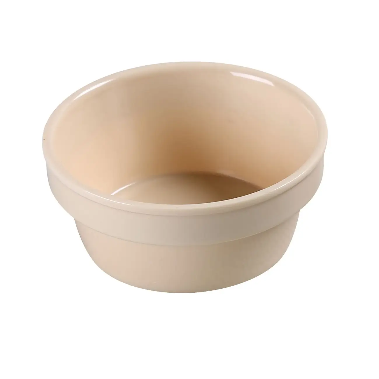 Yanco NS-503T Nessico Sauce Cup/Ramekin, 4 Oz Capacity, 1.5" Height, 3.375" Diameter, Melamine, Tan Color, Pack of 72
