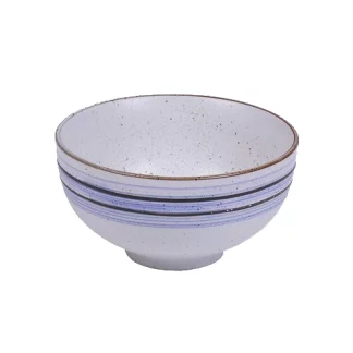 Yanco OC-505 Ocean 4 1/2" X 2 1/4"H Rice Bowl 8 Oz, Porcelain, Pack of 36