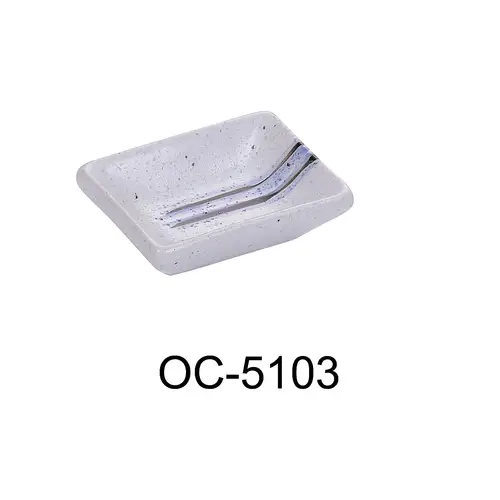 Yanco OC-5103 Ocean 3" X 2 1/4" Rectangular Sauce Dish 1 Oz, Porcelain, Pack of 48