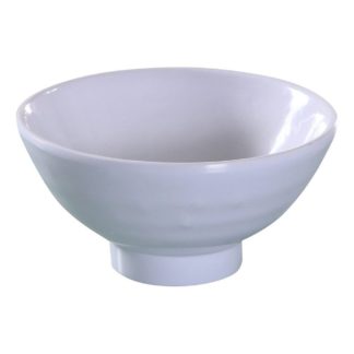 Yanco OK-5705 Osaka-2 Rice Bowl, 10 Oz Capacity, 2.5" Height, 4.75" Diameter, Melamine, White Color, Pack of 60