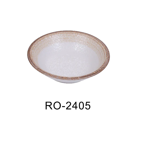 Yanco RO-2405 Rockeye-2 4 3/4" X 1 1/4" Fruit 5 Oz, Porcelain, Two-Tone, Pack of 36